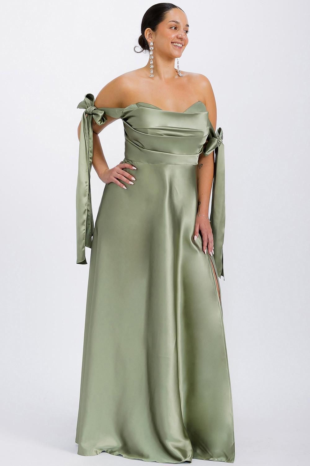 Vestido verde sage image