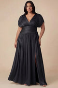Vestido negro corte A image 0
