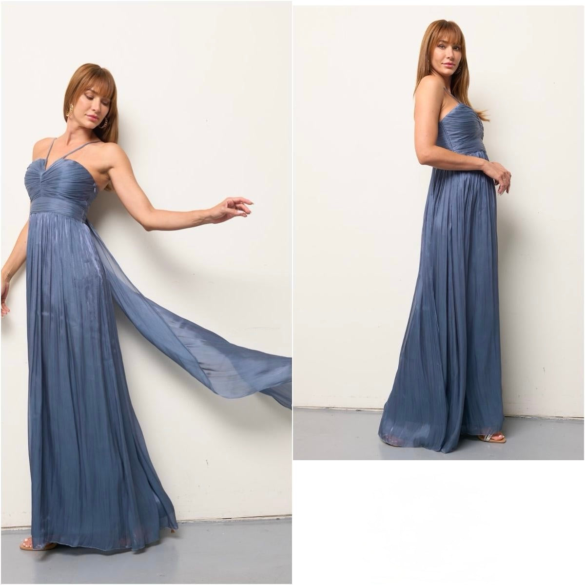 Vestido dusty blue image