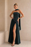 Verde pino strapless image 0
