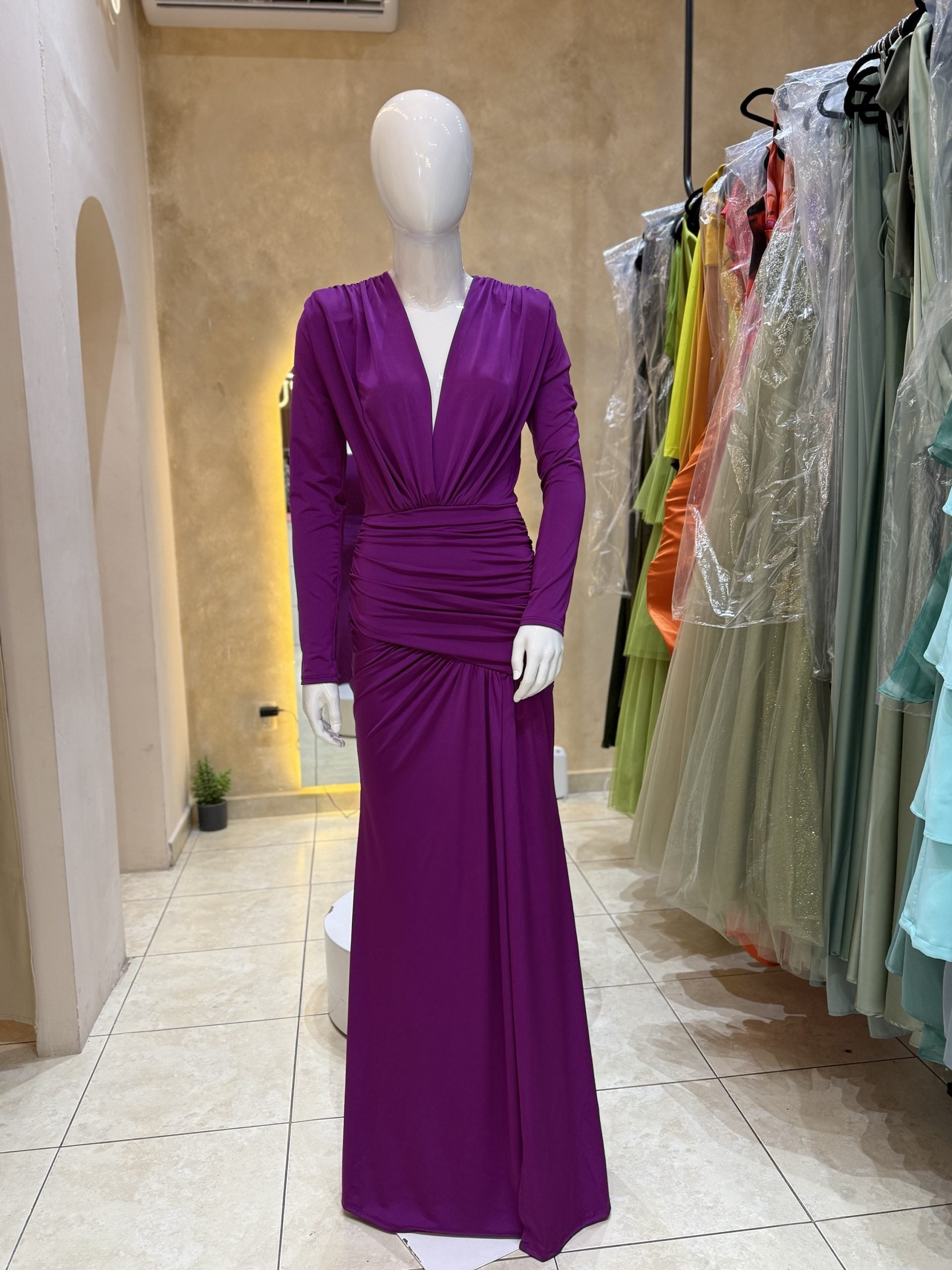 Vestido bugambilia manga larga image 0