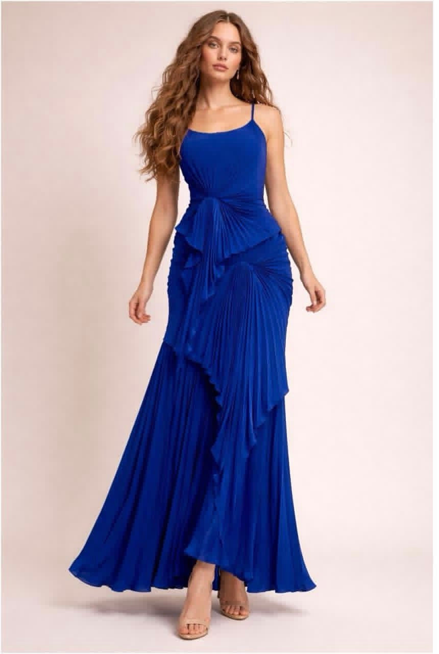 Vestido azul rey image 0