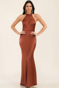 Vestido suena halter escote espalda image 0